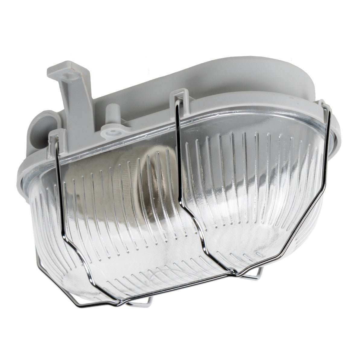 Buitenlamp Wandarmatuur Bulkhead IP44 – Grijs – Zonder Lichtbron – E27 Buitenlampen led.gl