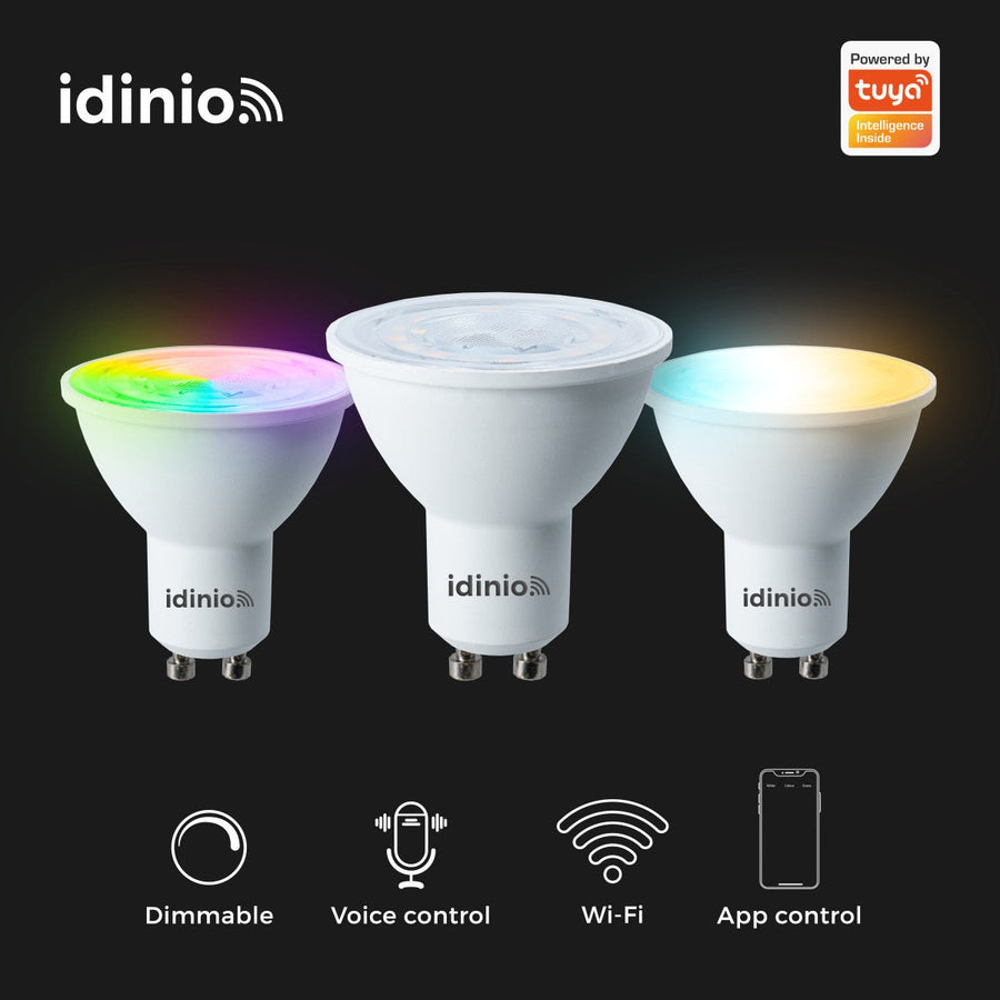 Idinio SMART WIFI SPOTS GU10 led.gl