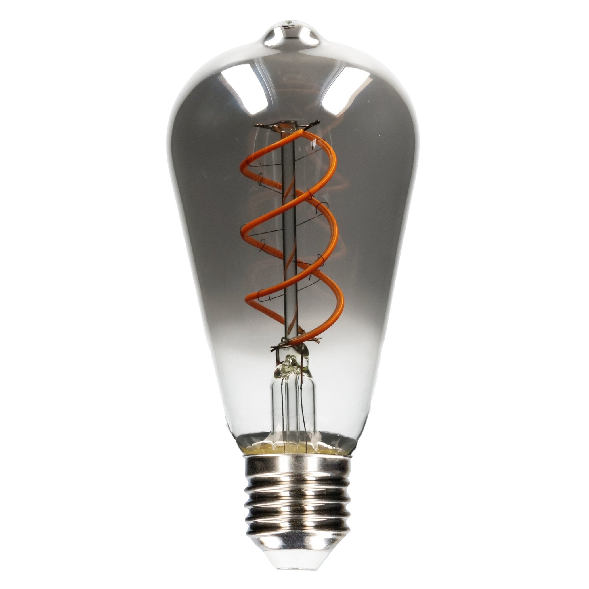 LED Lamp smokey E27 - Nostalgisch retro - Dimbaar warm wit licht - Edison ST64 Dimbare filament lampen led.gl