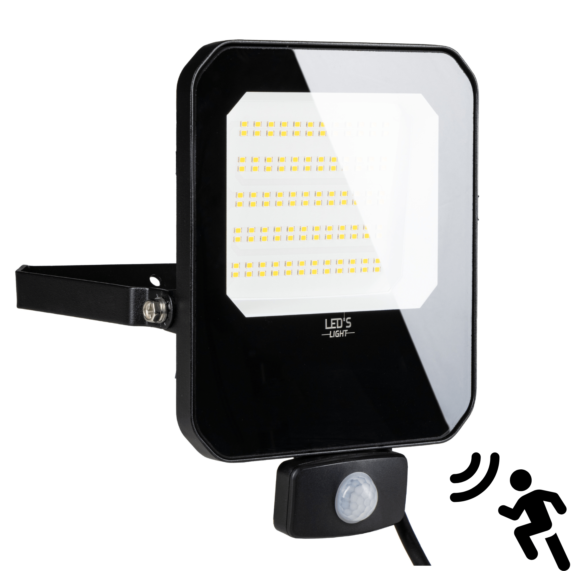 LED's Light Buitenlamp schijnwerper floodlight met bewegingssensor 7000lm - binnen en buiten - 50W Schijnwerpers led.gl