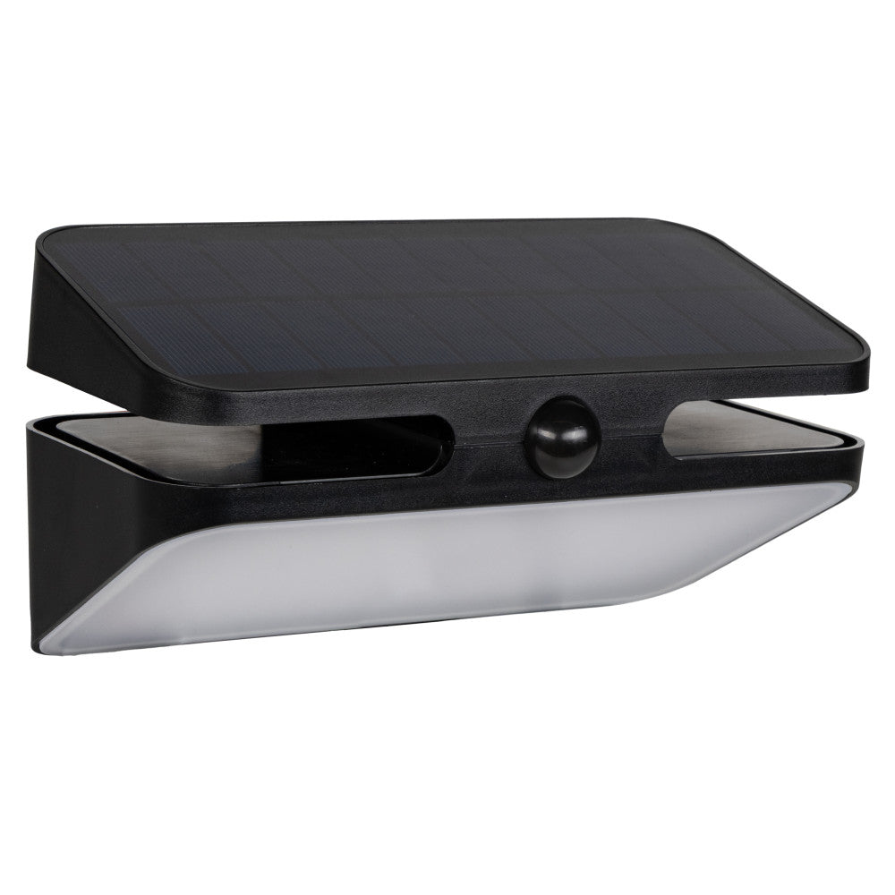 LED's Light Deco Solar buitenlamp - 600lm 2700K - Zwart - IP54 - Sensor Wandlampen led.gl