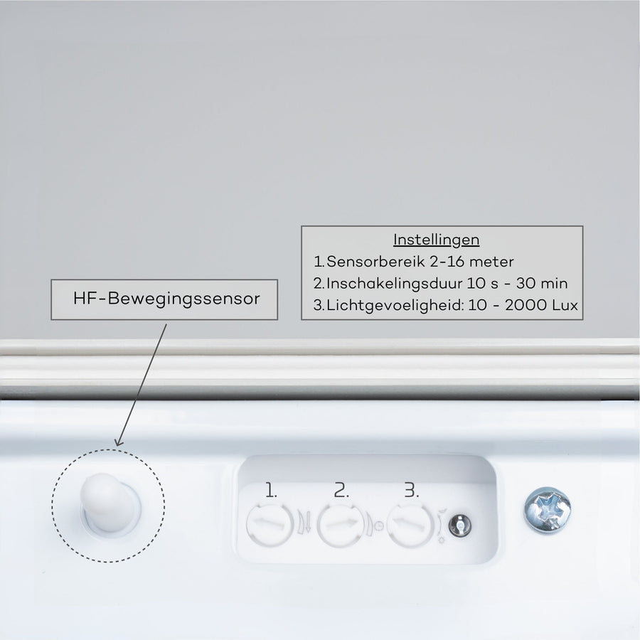 LED's Light LED TL armatuur met sensor 120 cm - Bewegingssensor en nachtsensor - Waterdicht - 2100 lm TL verlichting led.gl