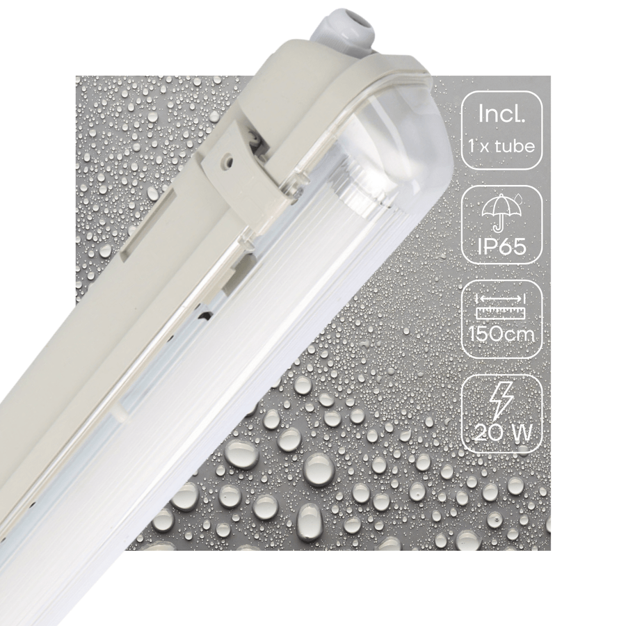 LED's Light LED TL lamp met sensor 150 cm - Bewegingssensor en nachtsensor - Waterdicht - 3100 lm TL verlichting led.gl