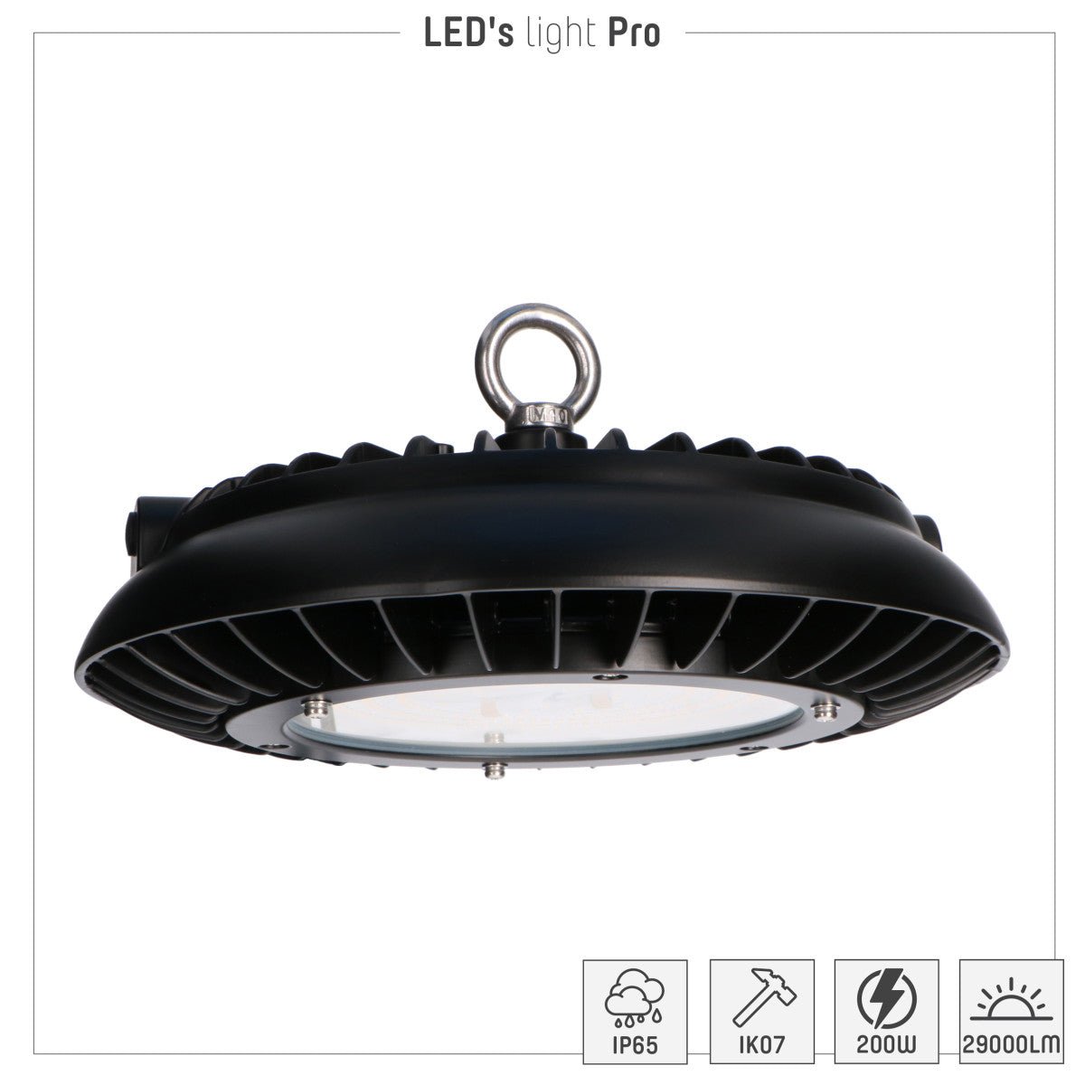 LED's Light pro High Bay - 200W 28000lm 4000K - Cree LED - Dimbaar 1-10V - High bays led.gl