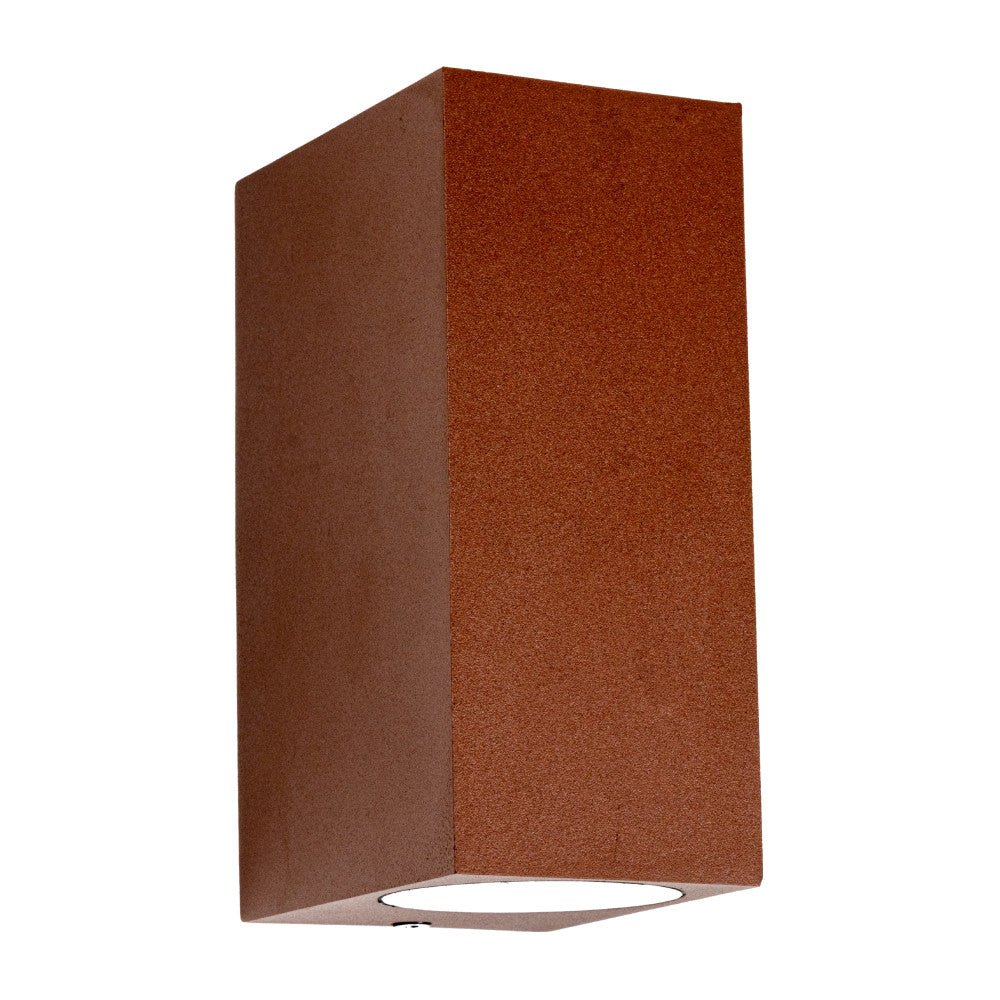 LED's Light Roestkleurige buitenlamp - IP44 - Excl 2x GU10 - Wandlamp Wandlampen led.gl