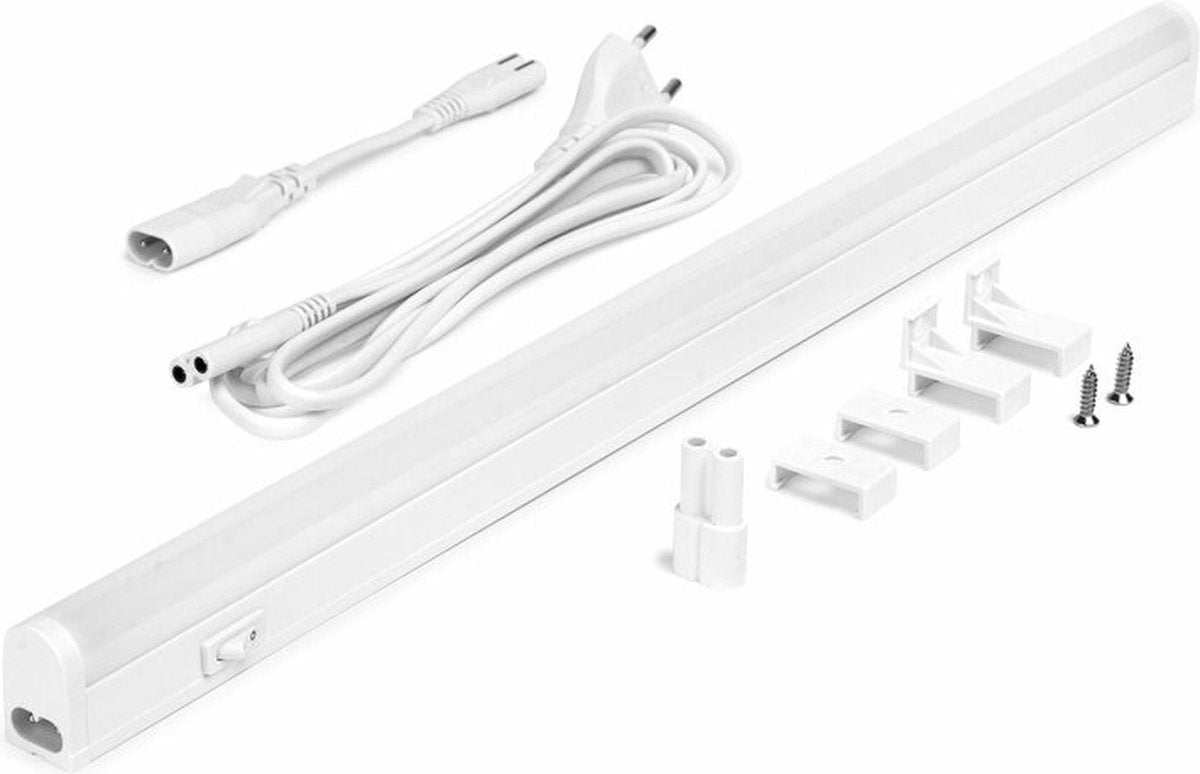 LED's Light Universele LED T5 balk 90 cm - voor kasten en keukens - Koppelbaar - 400 lm TL verlichting led.gl