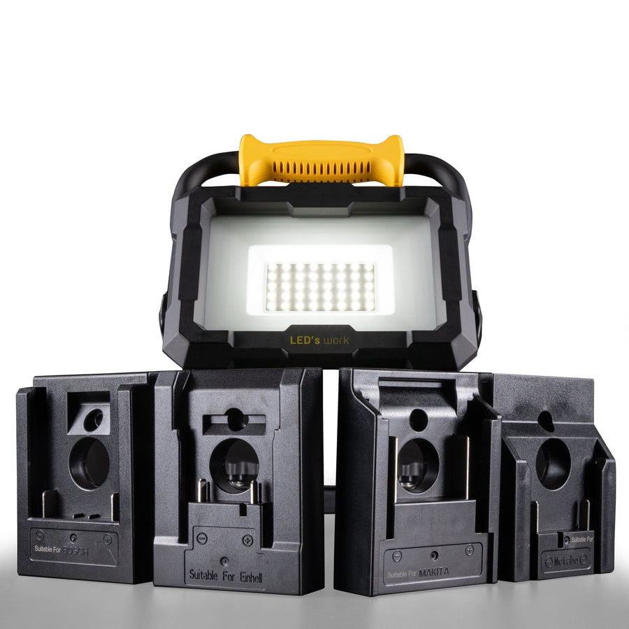 LED's Work 18V werklamp Accu voor elektrisch gereedschap - 20W 2000lm 5000K Werklampen led.gl