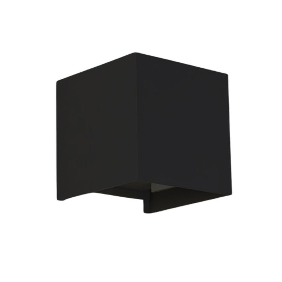 Lumo Cube Zwart - Wandarmatuur zonder lichtbron - Excl 1xG9 - IP65 Wandlampen led.gl