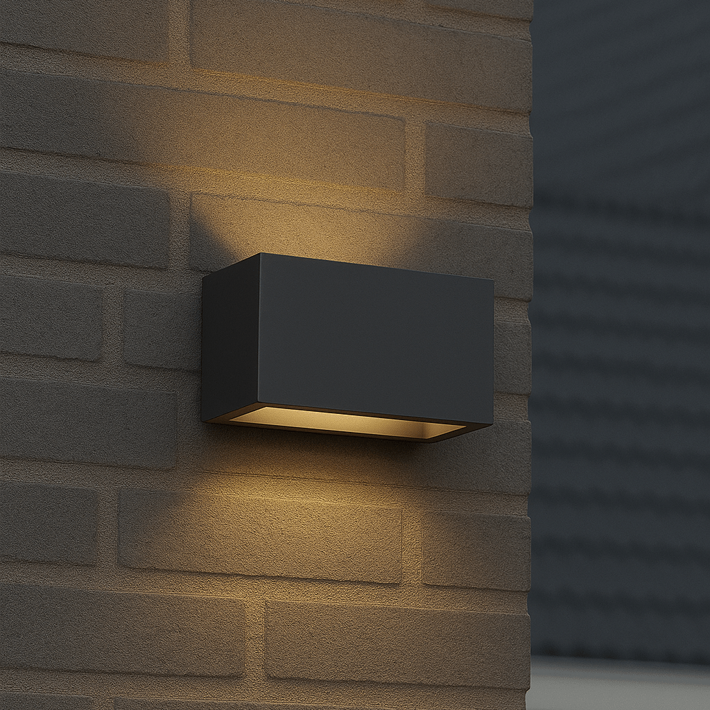 Lumo Recta Antraciet - Wandarmatuur zonder lichtbron - Excl 2xG9 - IP65 Wandlampen led.gl