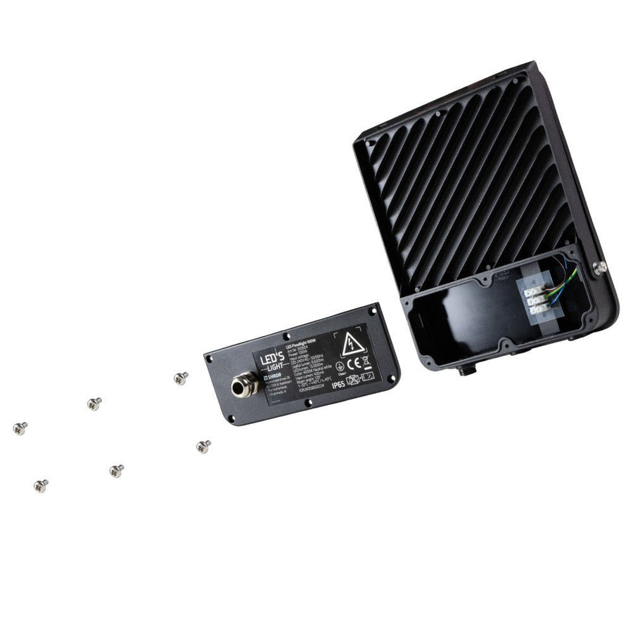 LED's Light Schijnwerper floodlight - 100W 9600lm 4000K - Zwart - IP65 Schijnwerpers led.gl