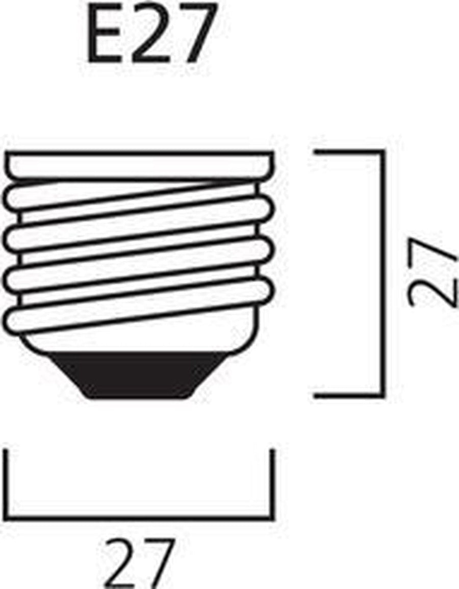 10 x Verhuisfitting E27 met kroonsteen - Set van 10 E27 lampfittingen max. 60W Verhuisfittingen led.gl