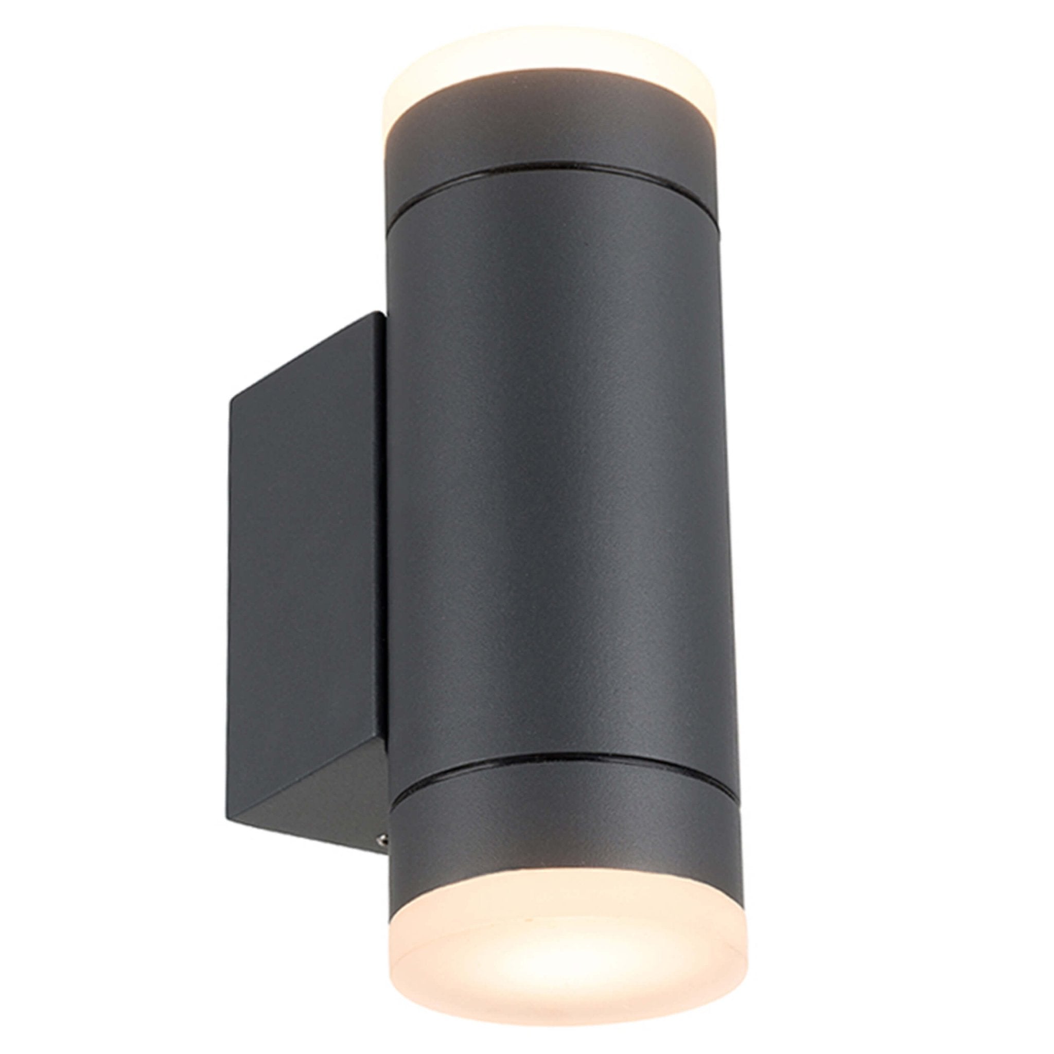 2 pack LED's Light AllWeather dubbele buitenlamp - Schijnt naar boven & beneden - IP44 - Antraciet Buitenlampen led.gl