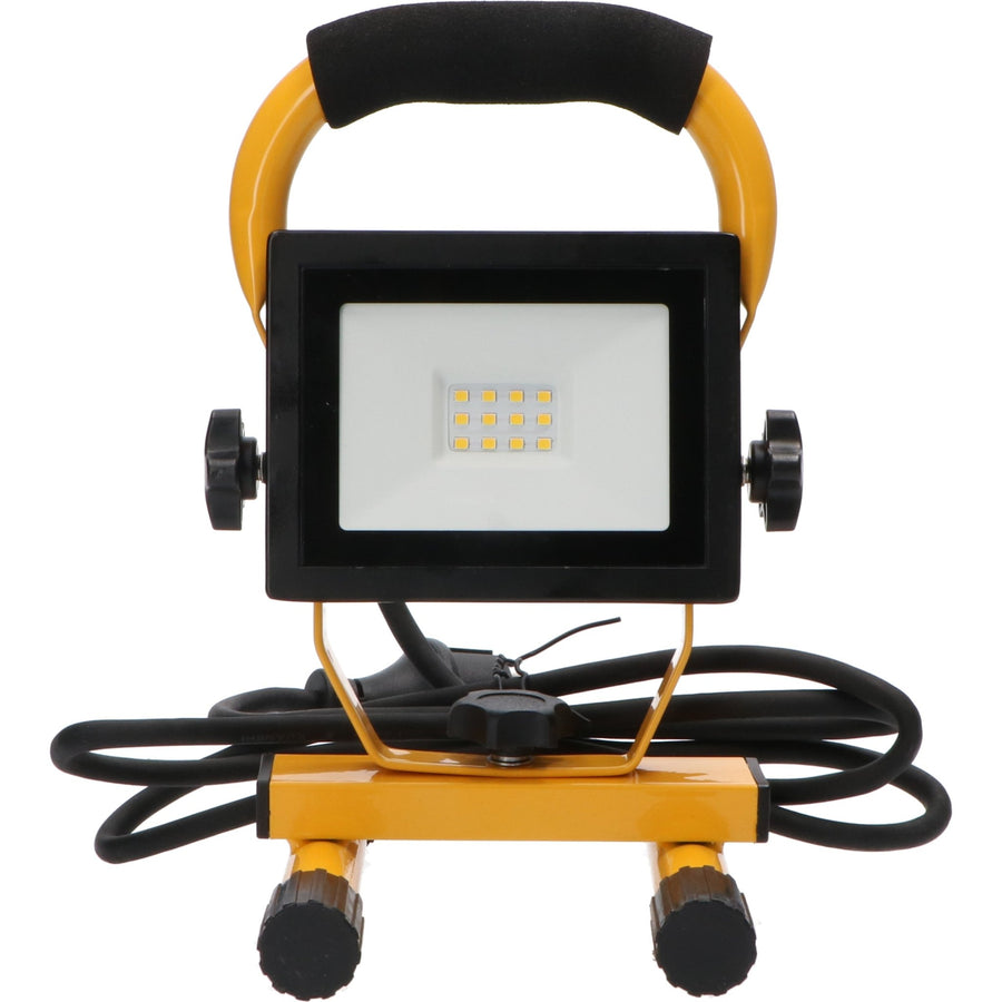 LED's Work - AC Werklamp - 10W 850lm 4000K Compacte LED Bouwlamp - Inklapbaar & Draaibaar Lichtbronnen led.gl