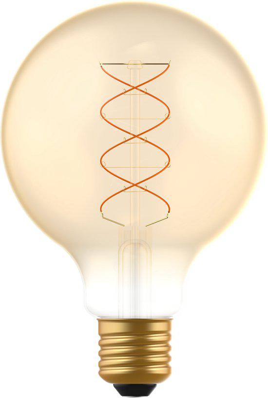 DecoDim LED Lamp Goud E27 - XL Ø 9.5 cm - Dimbaar - Extra warm wit - 5W (25W) Decoratieve Lichtbronnen led.gl