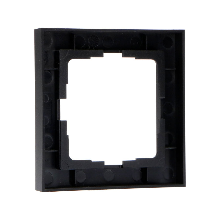Enkel frame zwart voor wandcontactdoos - 55 x 55 mm Stekkers led.gl