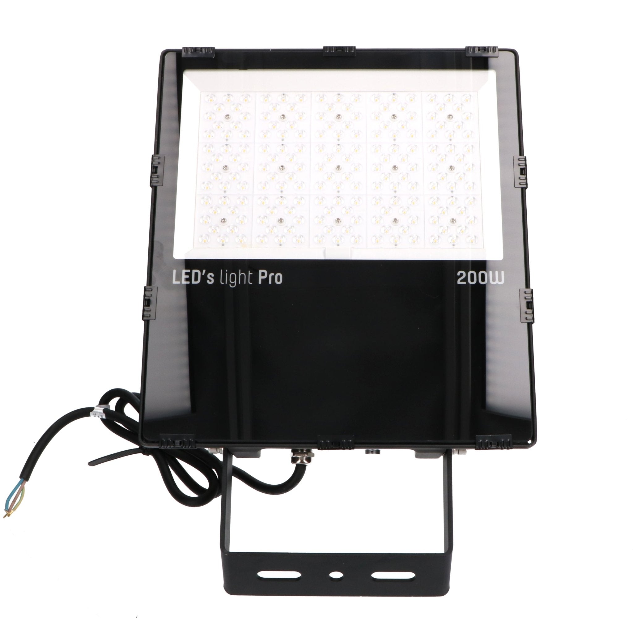HeavyDuty LED Schijnwerper 200W - Waterdicht (IP66) & Corrosiebestendig (C4) - Zwart breedstraler Schijnwerpers led.gl