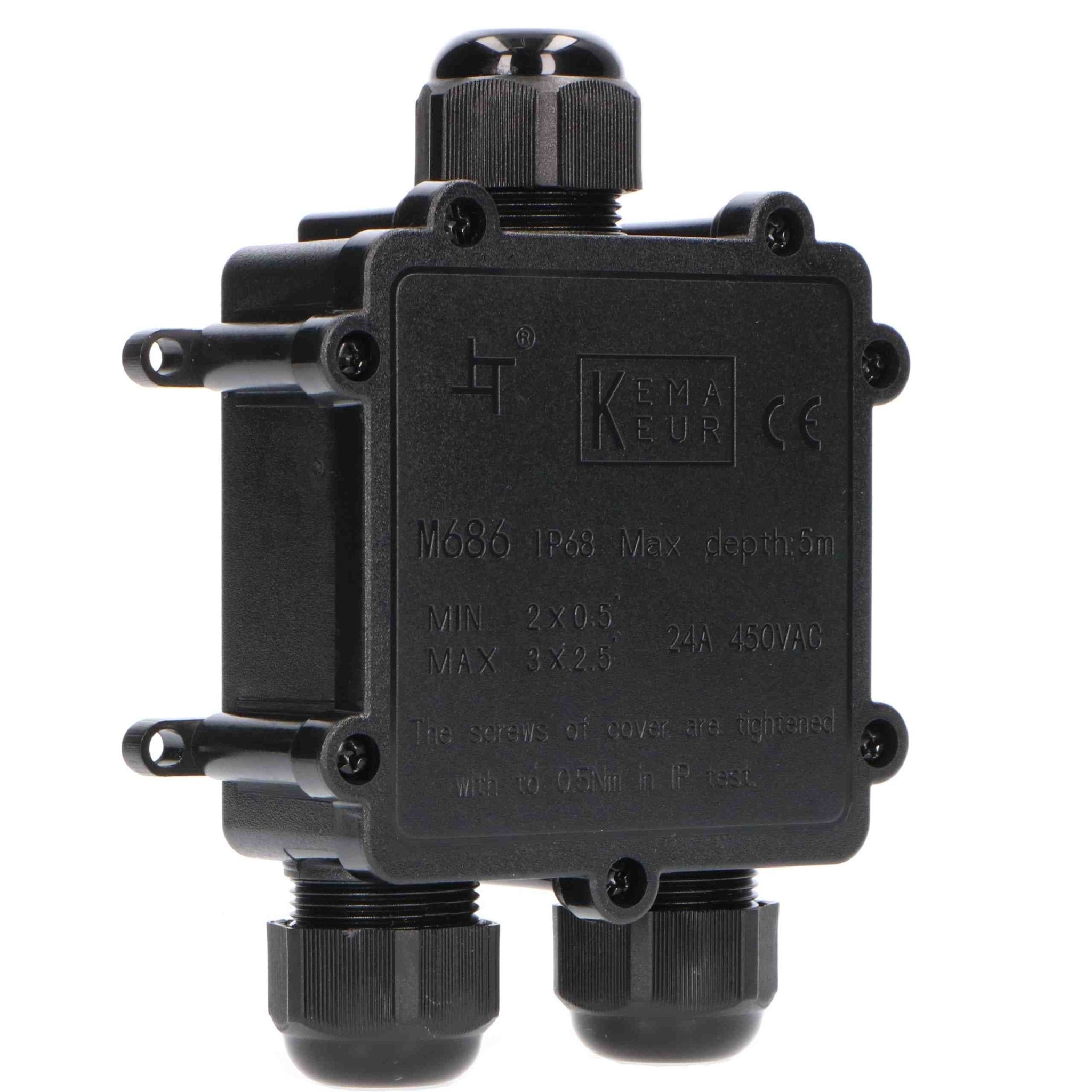 LED's Light Pro Kabeldoos I-connector - IP68 waterdicht - Lasdoos voor kabels van 4 tot 12 mm Kabelverbinders led.gl