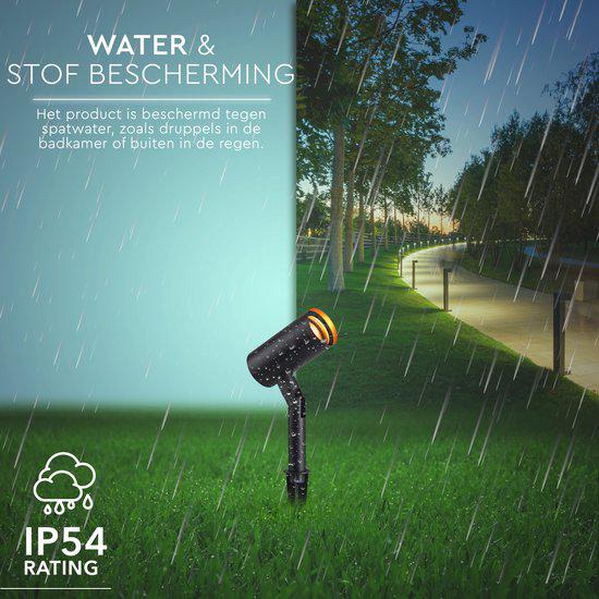 LED's Light Prikspot Tuinverlichting - Kantelbaar - GU10 fitting - IP54 waterbestendig - Antraciet Prikspotjes led.gl