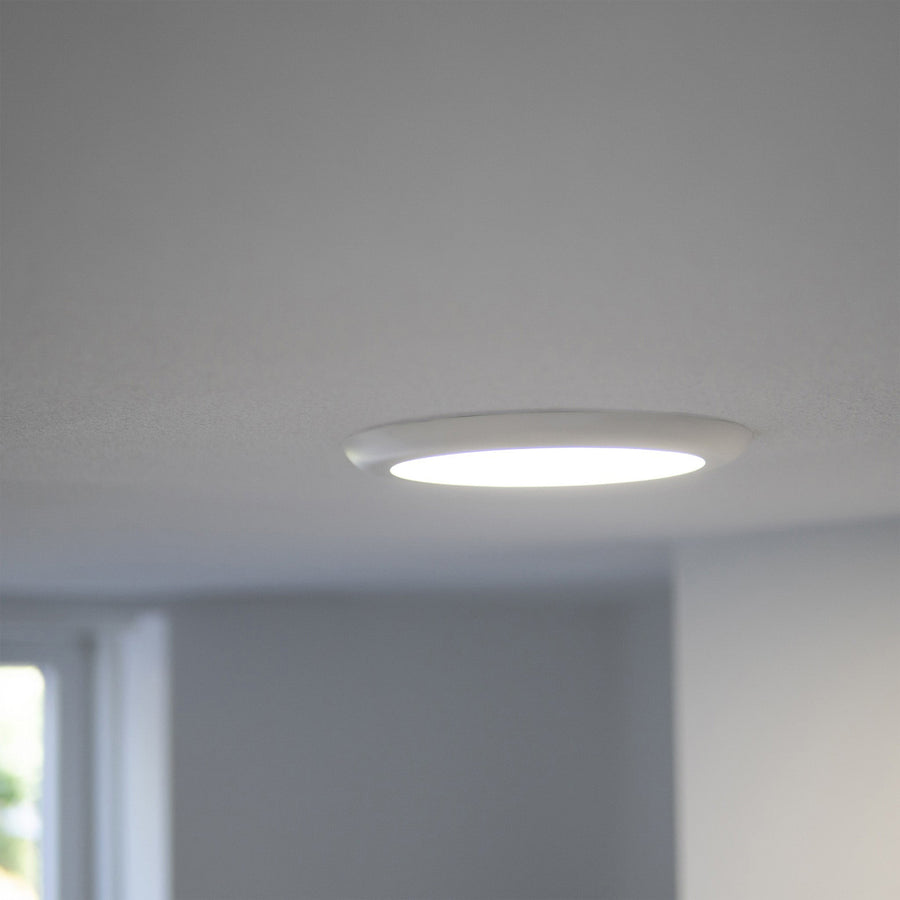 PRO LED Inbouw plafondlamp ø 16 cm - Ultra dun - Dimbaar koud wit licht - 12W Plafondlampen led.gl