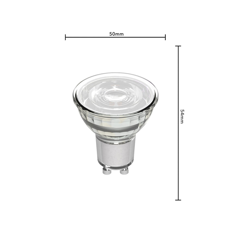 GU10 LED Lamp - Dimbaar warm wit licht - 5W vervangt 75W - 1 spot Dimbare spotjes led.gl
