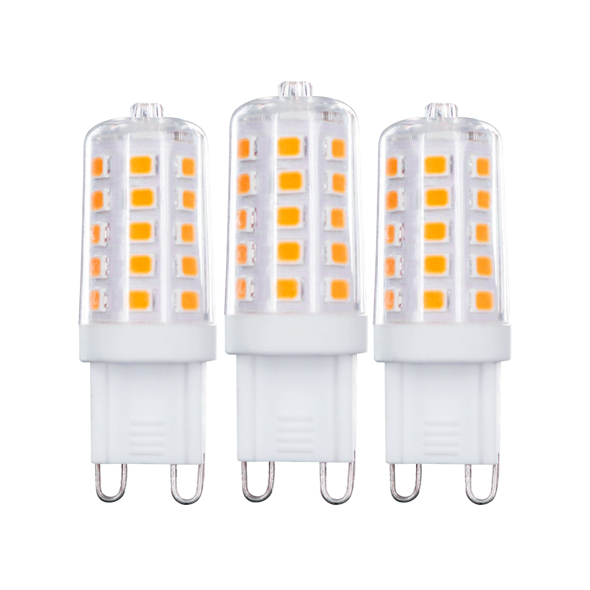 ProDim LED Steeklamp G9 - Dimbaar warm wit licht - 220-240V - 3.5W (28W) - 3 lampjes Dimbare steeklampjes led.gl