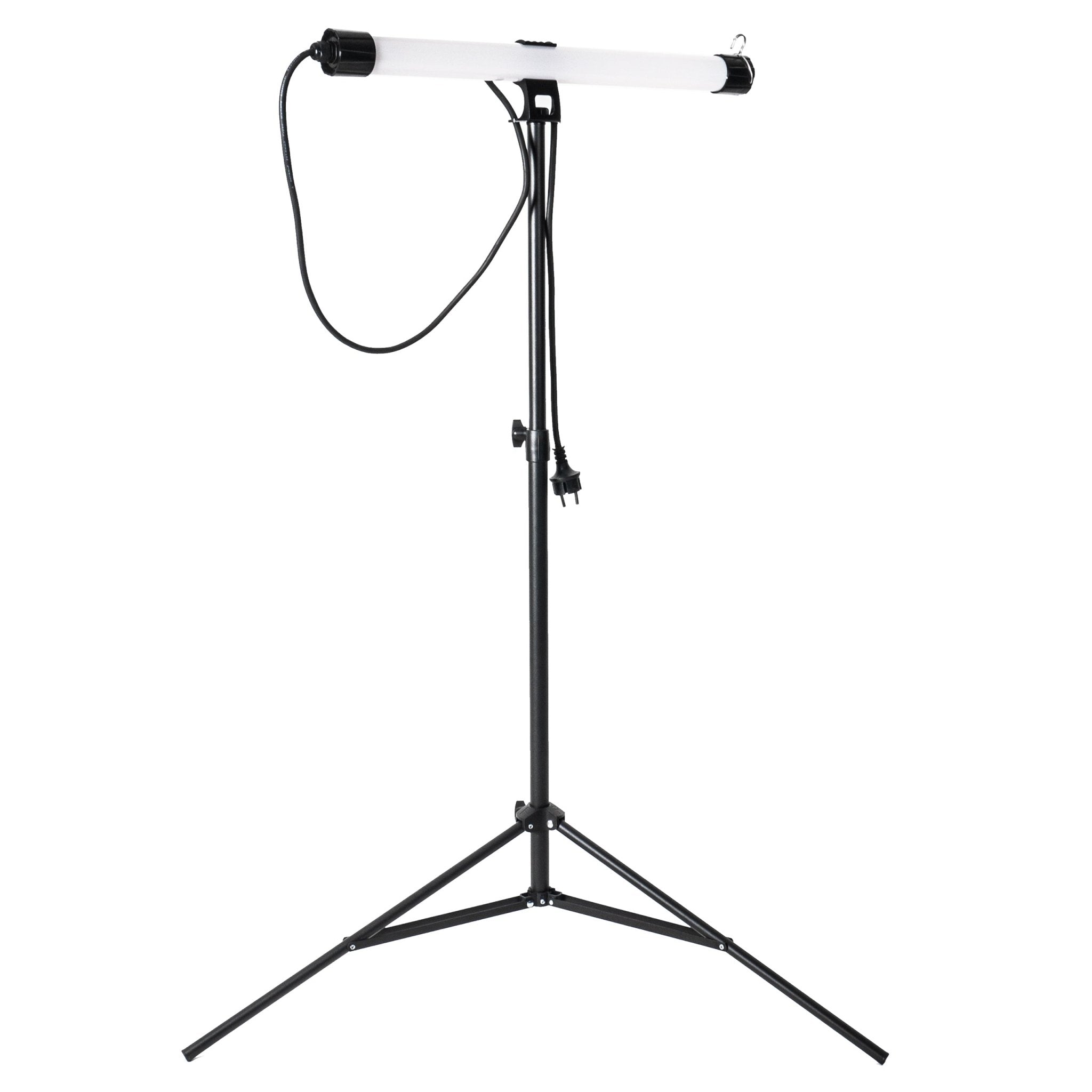 LED's Work Bouwlamp op Statief 1500 - In hoogte verstelbaar tot 120 cm en draaibaar - Lichtgewicht - 20W Bouwlampen led.gl