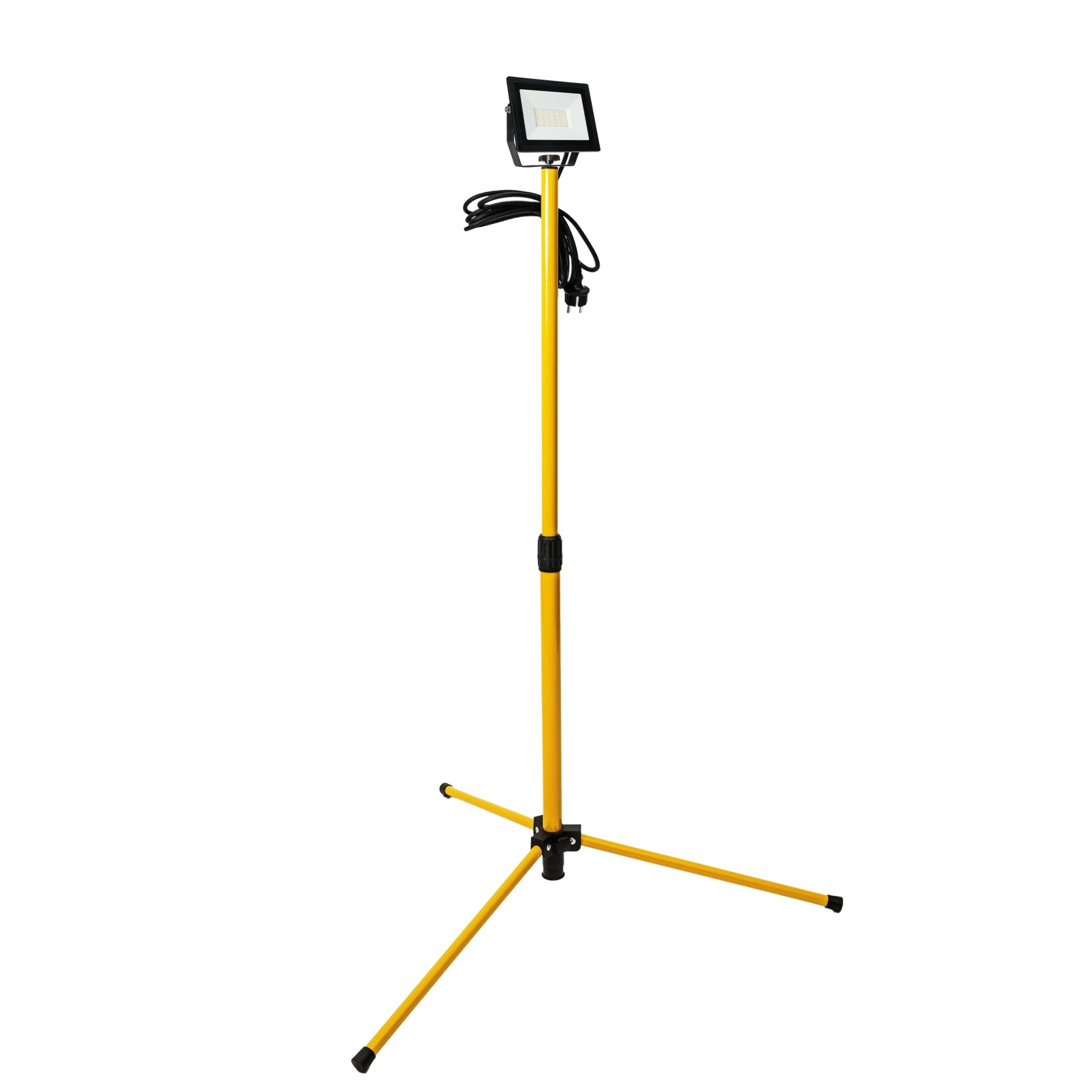 LED's Work 1 x 30W ProWork Tripod LED Bouwlamp op statief - In hoogte verstelbaar - 3180 lm Bouwlampen led.gl