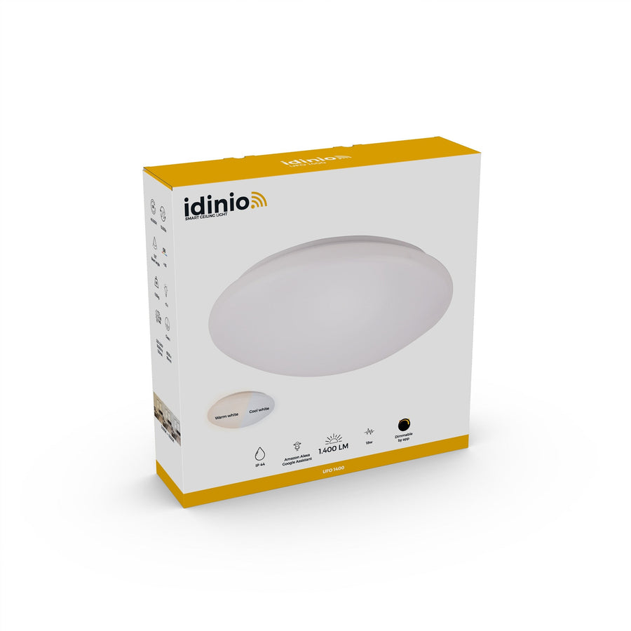 Smart LED Plafondlamp 33 cm - Dimbaar met App - Warm en koud wit licht Plafondlampen led.gl