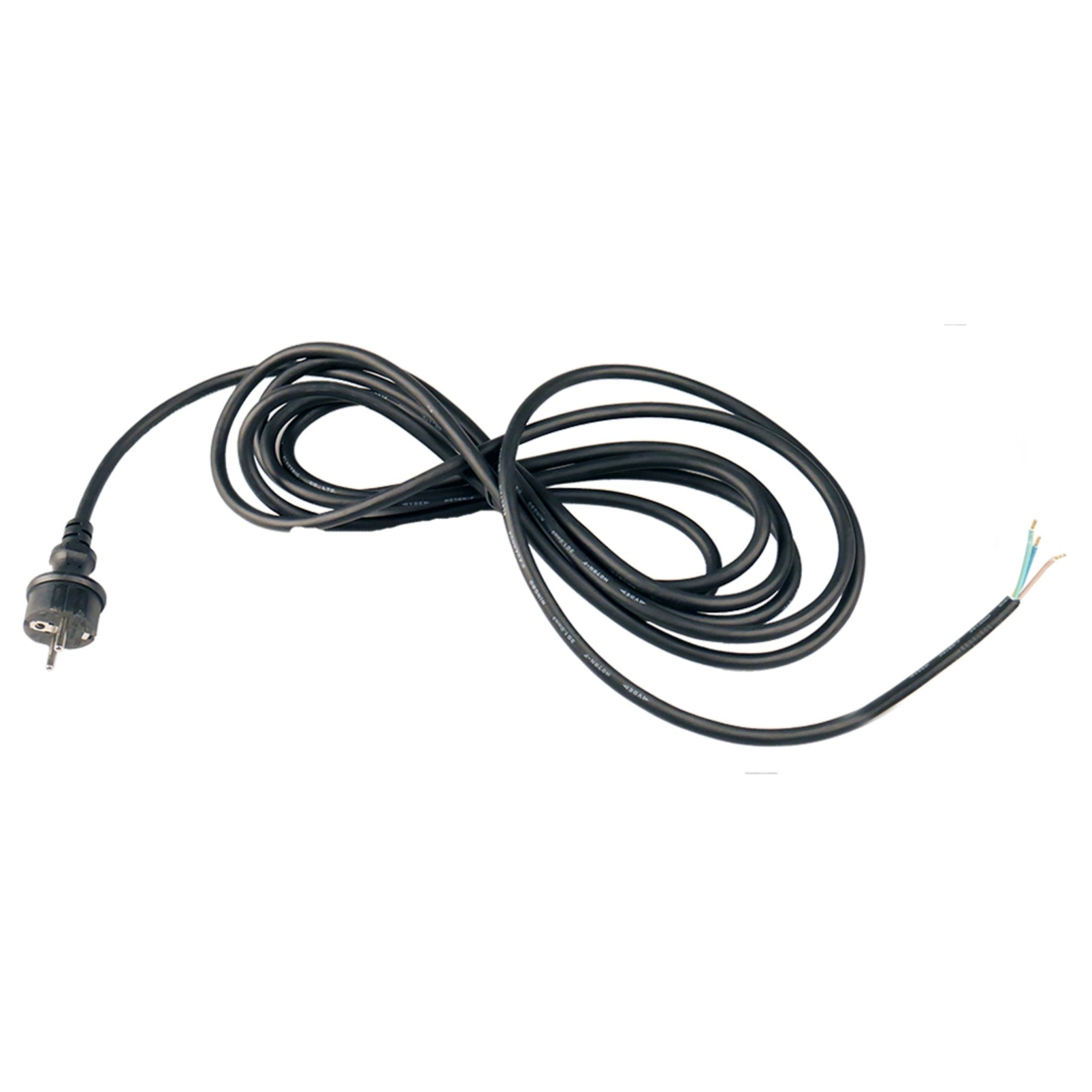 Universele buitenkabel 3-aderig met EU plug - 5 meter lang - IP44 spatwaterdicht - H07RN-F 3G1.0 mm² Snoeren led.gl