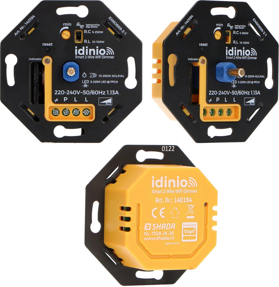 Smart WIFI dimmer met App - LED Dimmer - Fase afsnijding - Fase aansnijding Smart home led.gl