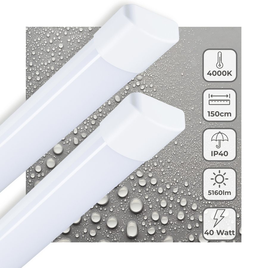 2 PACK - LED's Light LED TL lamp 150 cm voor binnen - Complete LED TL verlichting - 5160 lm TL verlichting led.gl