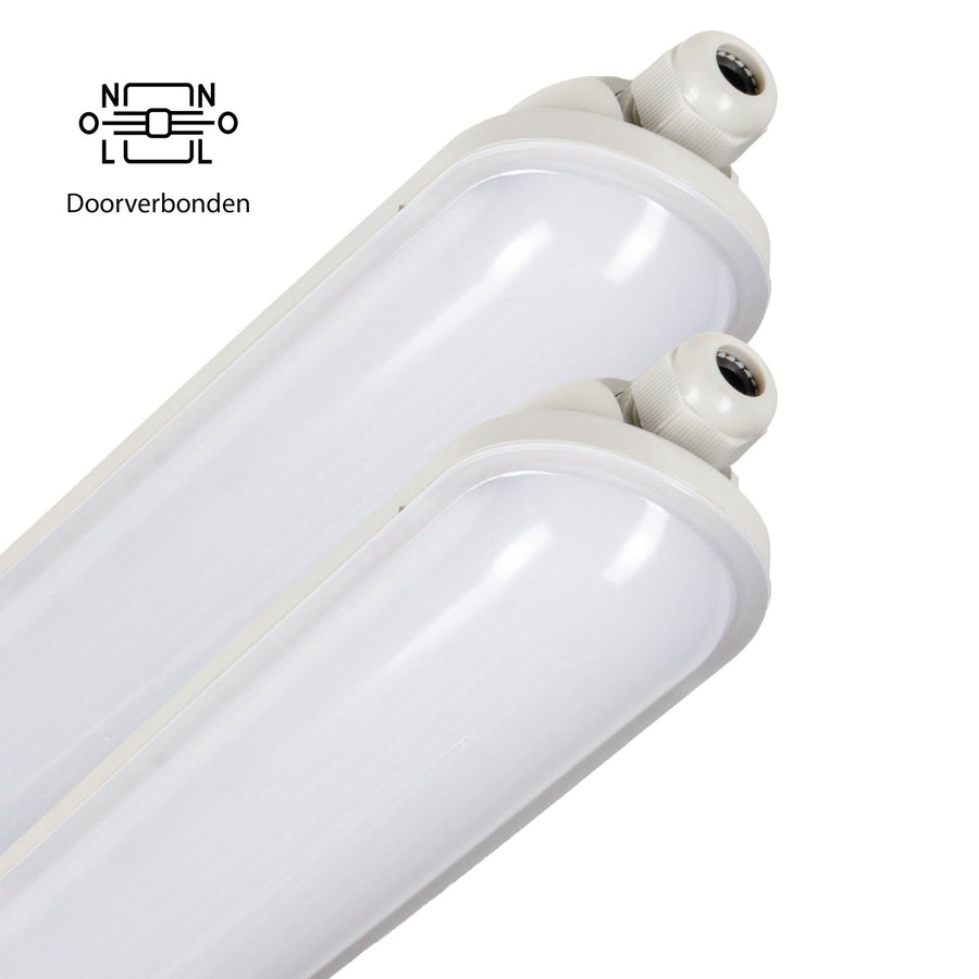 2 PACK - LED's Light Pro Premium LED TL armatuur compleet 150 cm - Waterdicht - 3680 lm TL verlichting led.gl
