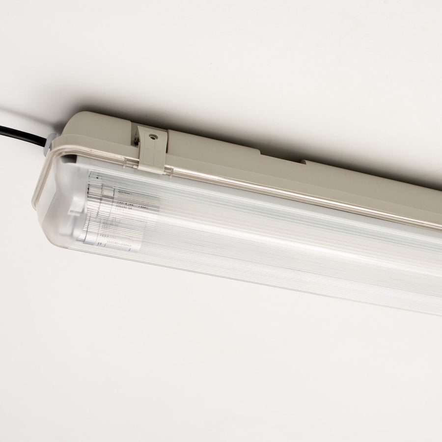 2 PACK - LED's Light LED TL Armatuur licht balk met sensor - incl Dubbele buis 2x14W 120cm 4000K Bewegingssensor en nachtsensor - Waterdicht - 150lm/w led.gl