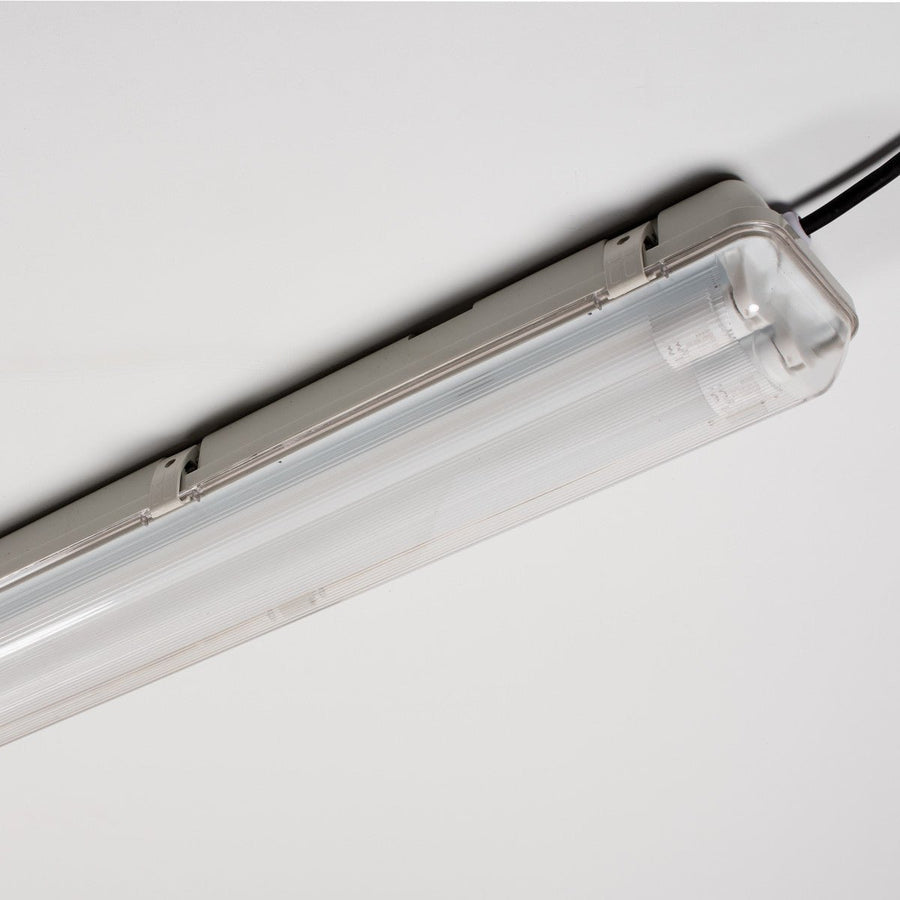 2 PACK - LED's Light LED TL Armatuur licht balk met sensor - incl Dubbele buis 2x14W 120cm 4000K Bewegingssensor en nachtsensor - Waterdicht - 150lm/w led.gl