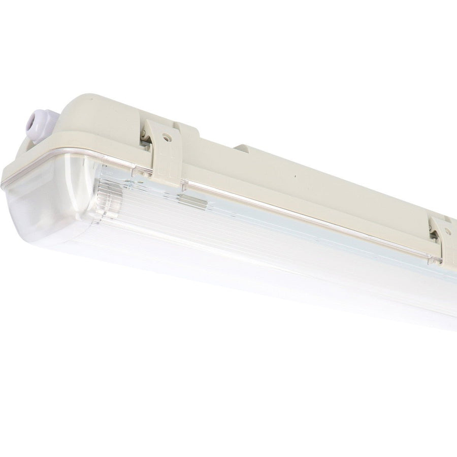 2 PACK - LED's Light LED TL Armatuur licht balk met sensor - incl Dubbele buis 2x14W 120cm 4000K Bewegingssensor en nachtsensor - Waterdicht - 150lm/w led.gl