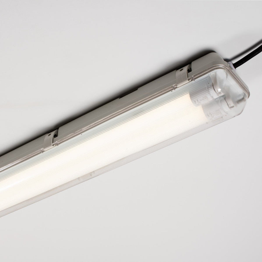 2 PACK - LED's Light LED TL Armatuur licht balk met sensor - incl Dubbele buis 2x14W 120cm 4000K Bewegingssensor en nachtsensor - Waterdicht - 150lm/w led.gl