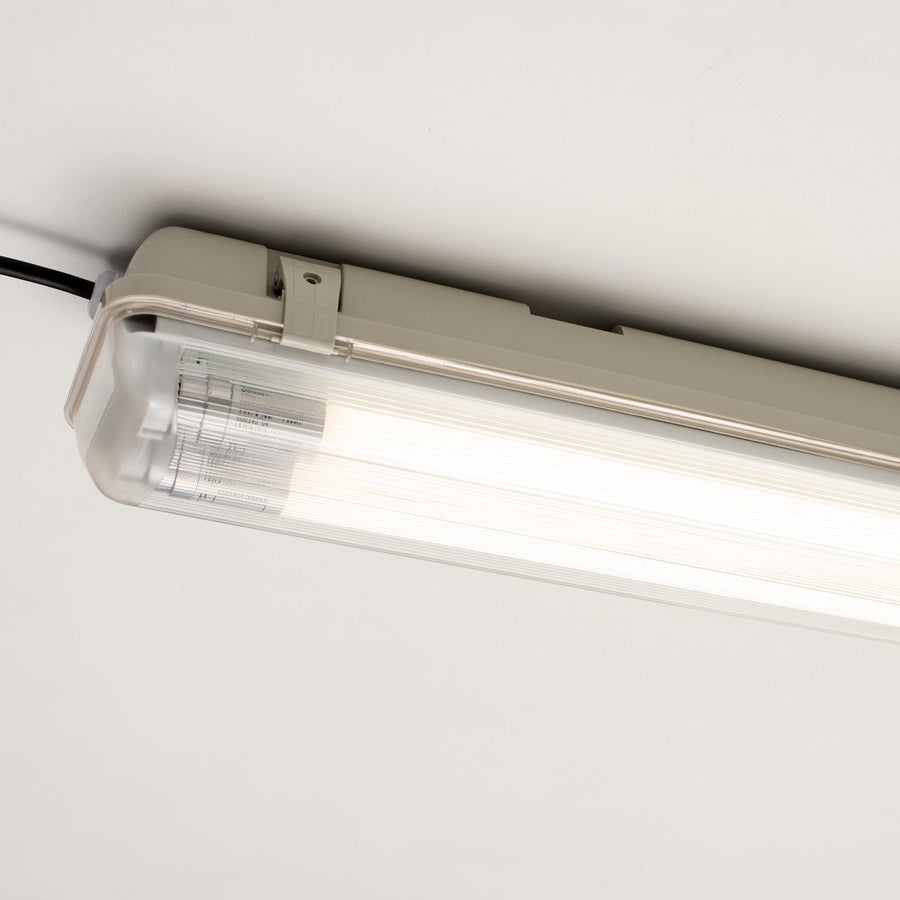 2 PACK - LED's Light LED TL Armatuur licht balk met sensor - incl Dubbele buis 2x14W 120cm 4000K Bewegingssensor en nachtsensor - Waterdicht - 150lm/w led.gl