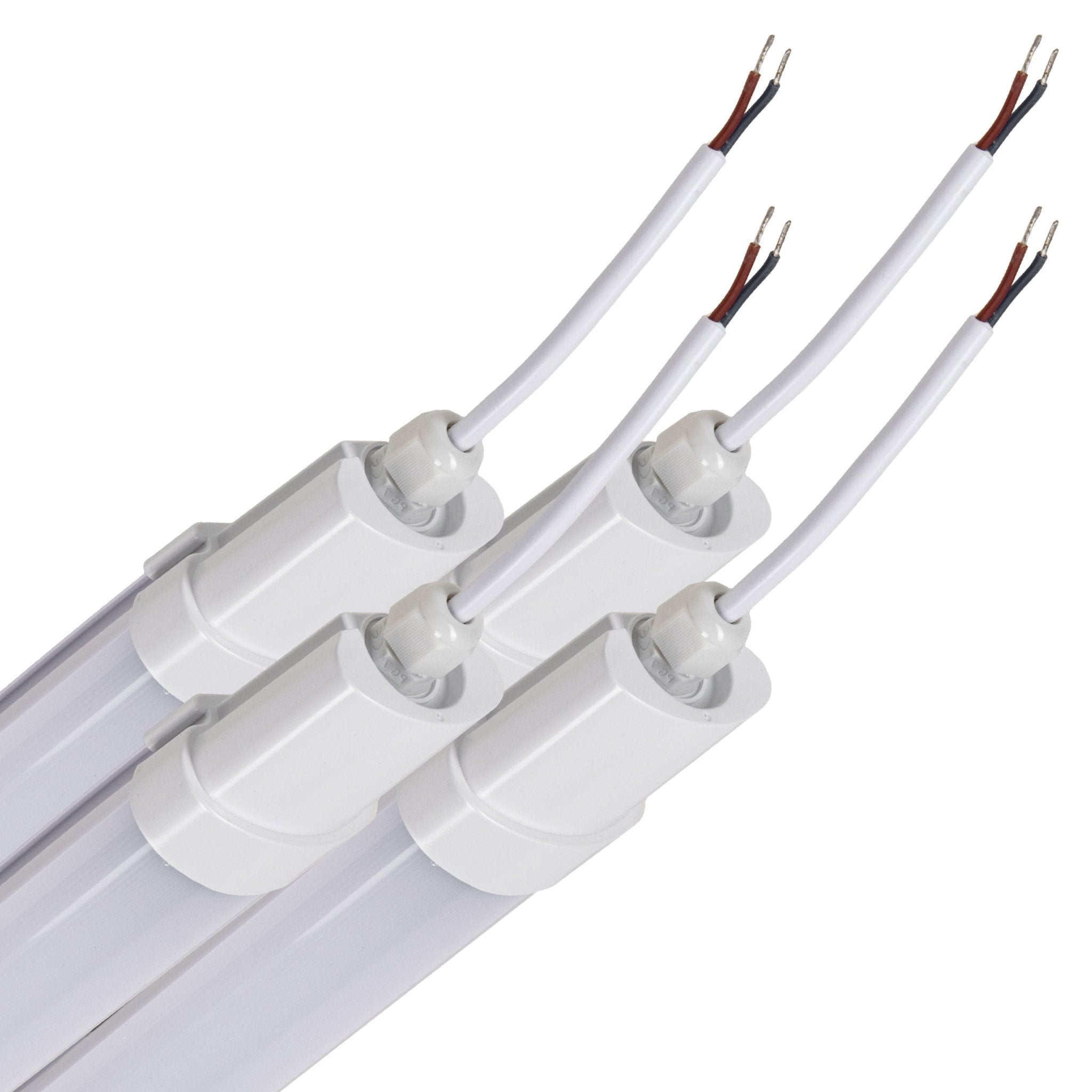4 PACK - LED's Light TL Licht balk Batten 120 cm - Geschikt voor alle binnen en vochtige ruimtes - 18W - IP65 - IK08 - 1900lm TL verlichting led.gl