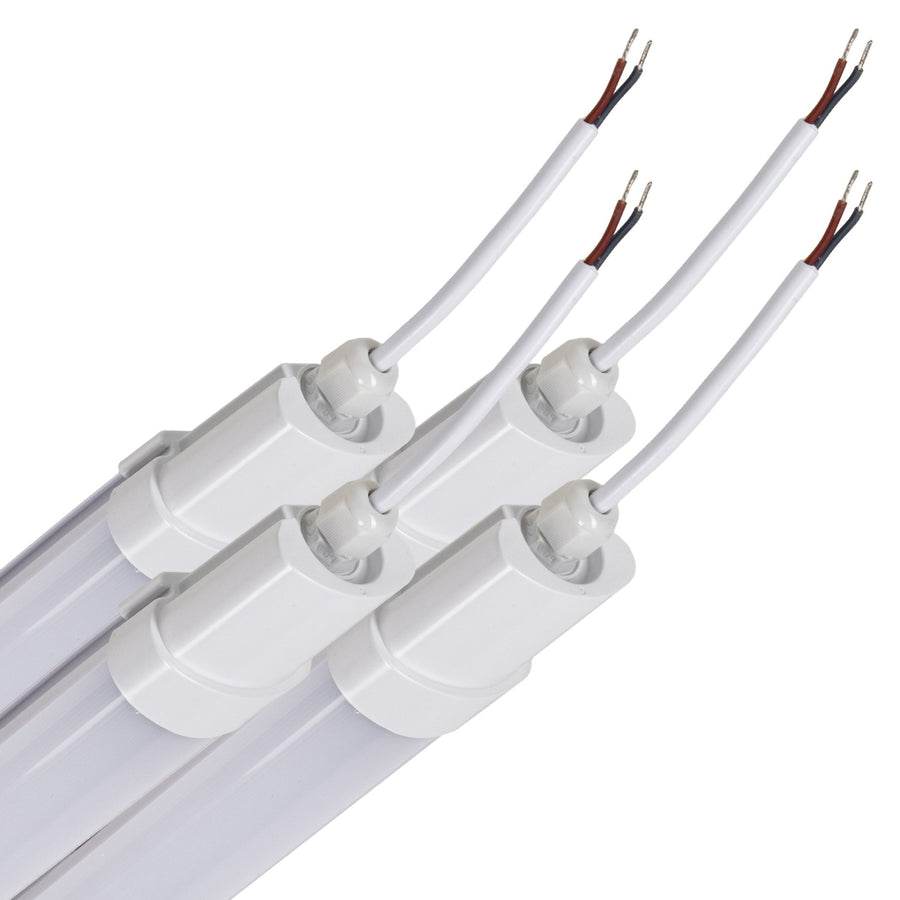 4 PACK - LED's Light TL Licht balk Batten 120 cm - Geschikt voor alle binnen en vochtige ruimtes - 18W - IP65 - IK08 - 1900lm TL verlichting led.gl