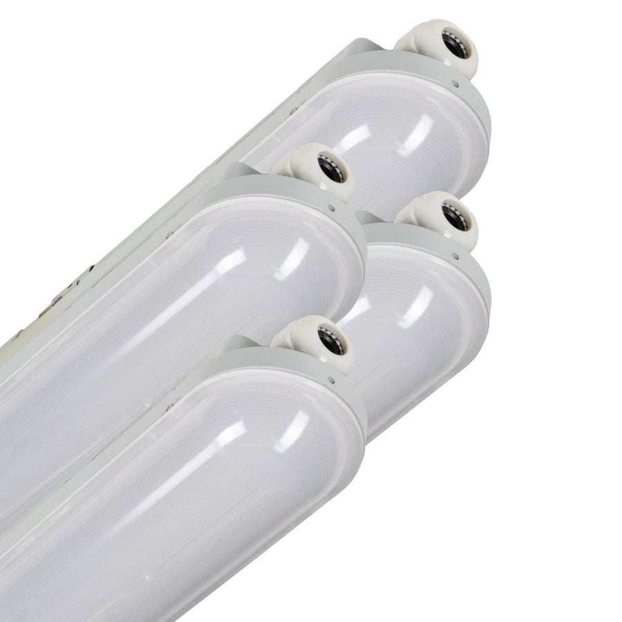 4 PACK - LED's Light Universele LED TL verlichting compleet 120 cm - voor binnen en buiten - 2500 lm TL verlichting led.gl