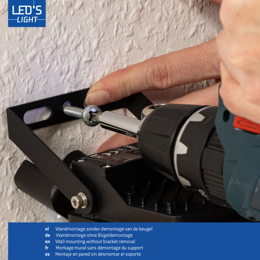 LED's Light Buitenlamp met bewegingssensor 1400 - binnen en buiten - 10W Schijnwerpers led.gl