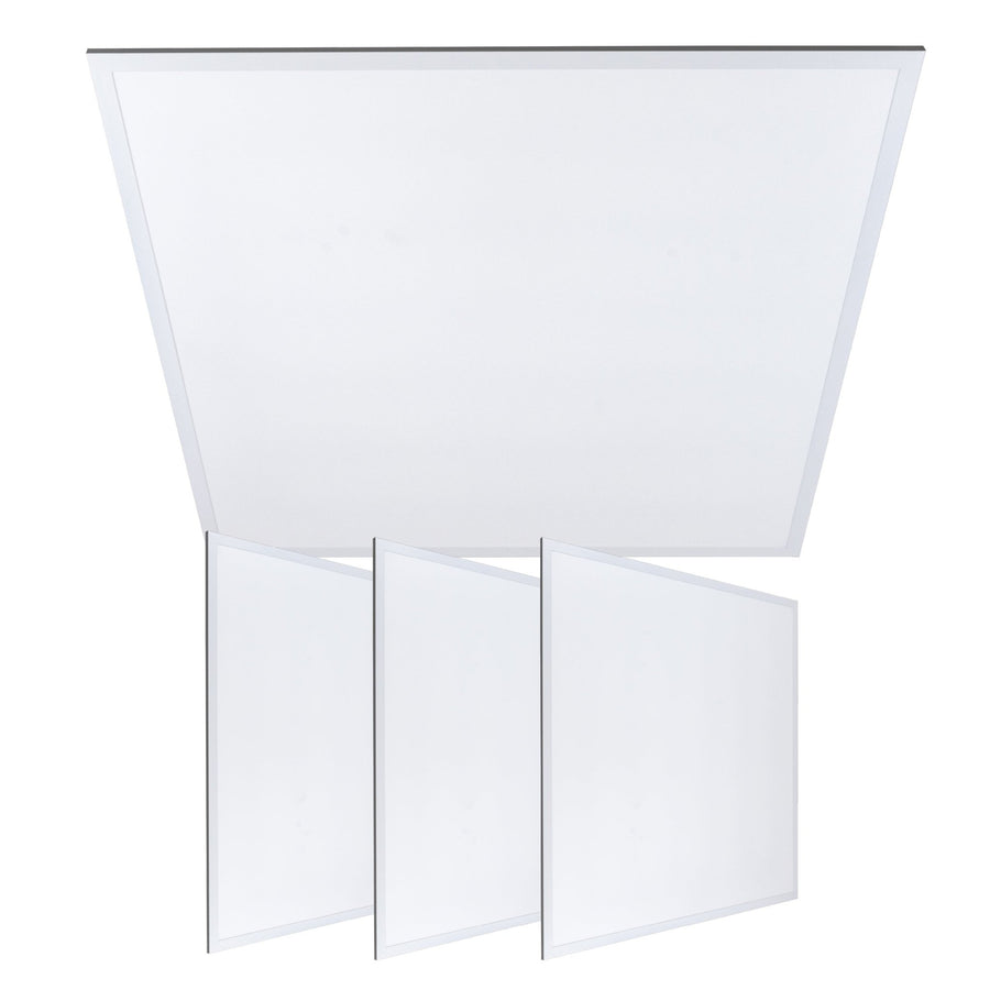 4PACK LED's Light Panelen vierkant 595x595mm - Compleet universeel paneel met driver - 40W - 4 stuks Panelen led.gl