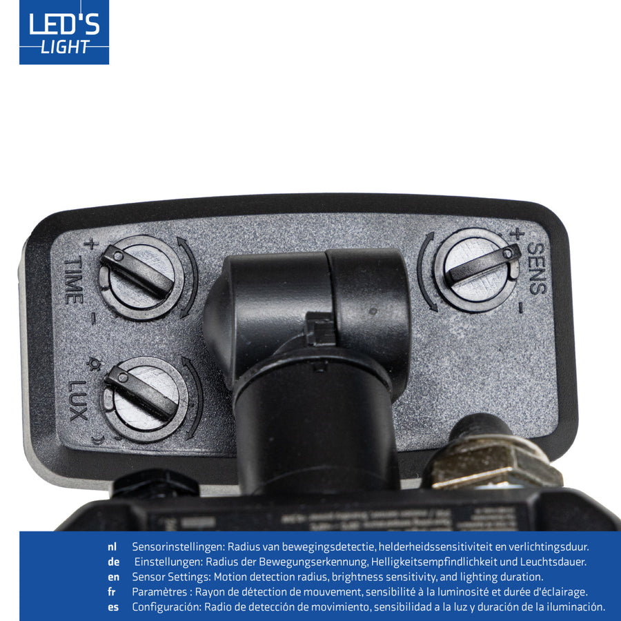 LED's Light Buitenlamp met bewegingssensor 1400 - binnen en buiten - 10W Schijnwerpers led.gl