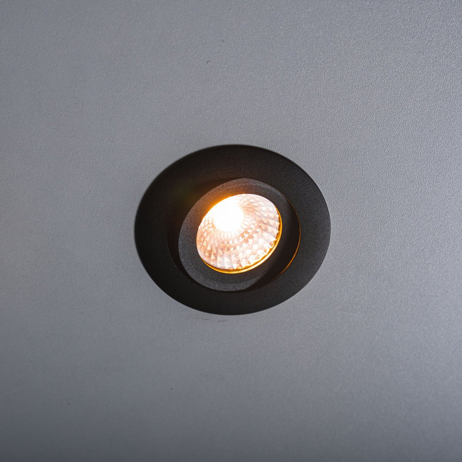6 PACK - LED's Light Pro LED Inbouwspot Zwart - DimToWarm - Ø 68mm - Kantelbaar - Warm wit licht - CRI95- Dimbaar Inbouwspots led.gl