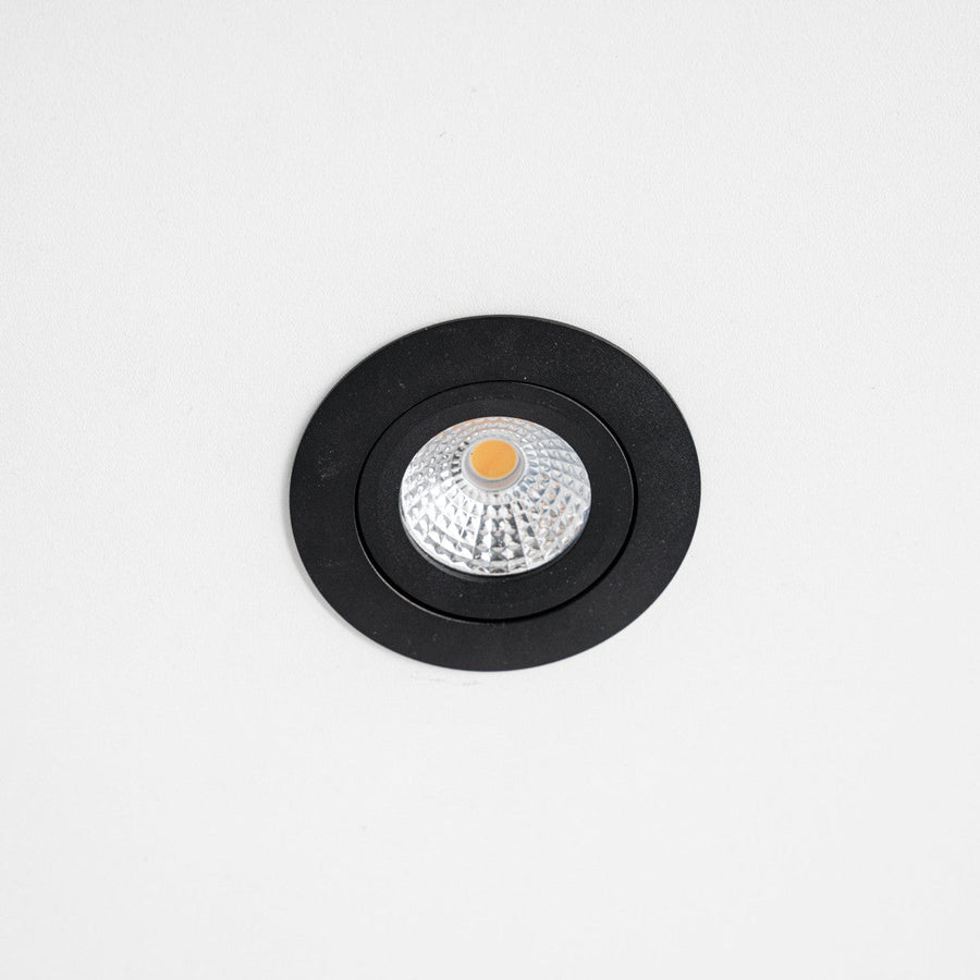 6 PACK - LED's Light Pro LED Inbouwspot Zwart - DimToWarm - Ø 68mm - Kantelbaar - Warm wit licht - CRI95- Dimbaar Inbouwspots led.gl