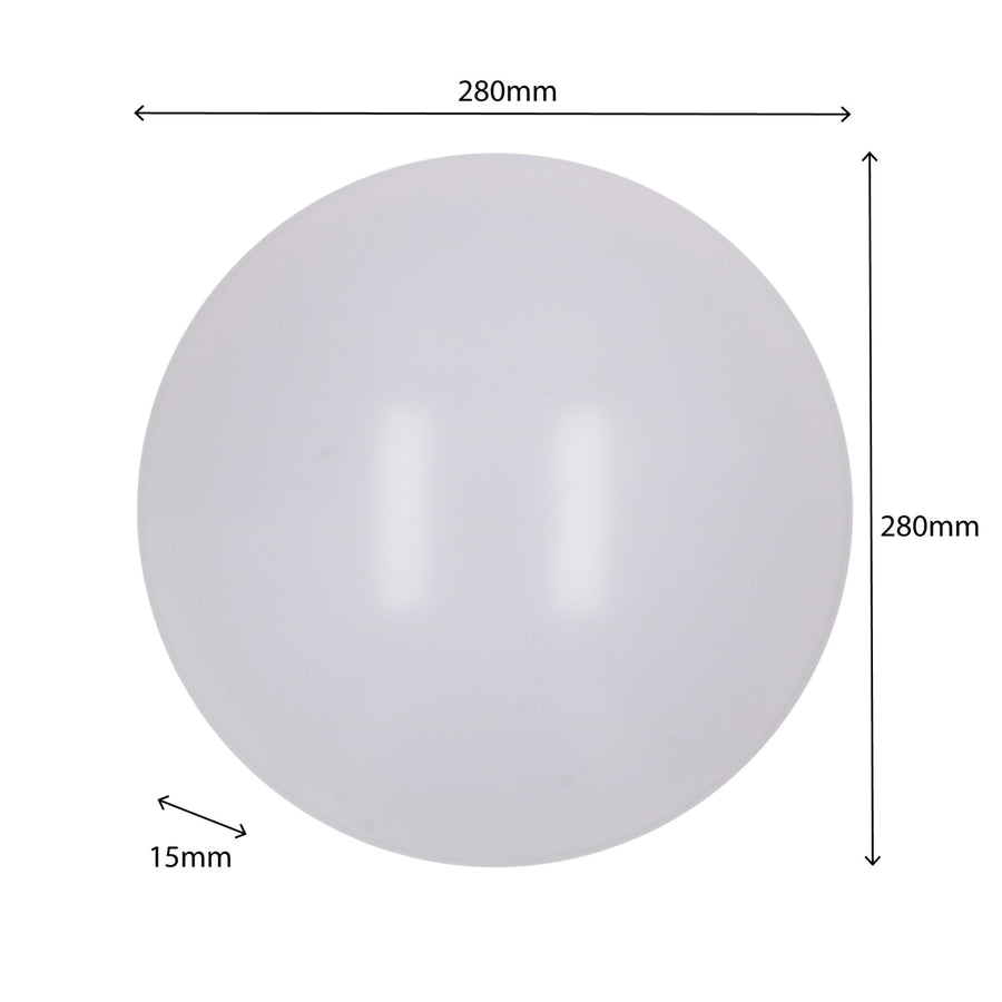 LED's Light Plafondlamp met Bewegingssensor Ø 33 cm - Koud wit licht (4000K) Plafondlampen led.gl