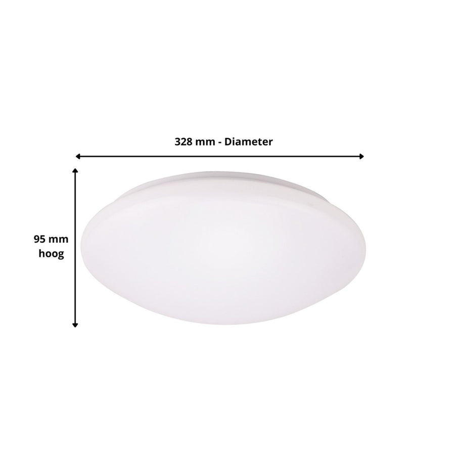 Smart LED Plafondlamp 33 cm - Dimbaar met App - Warm en koud wit licht Plafondlampen led.gl