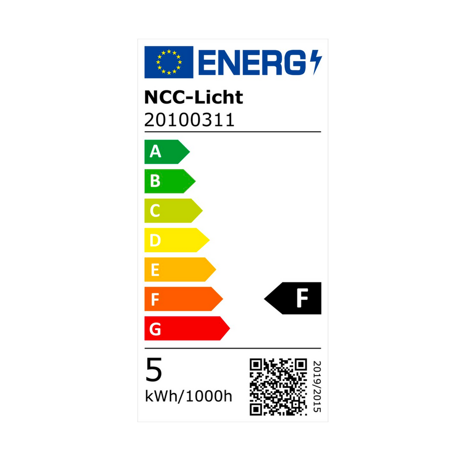 Complete LED Kastverlichting 30 cm - Met koppelstuk en voeding - 3000K led.gl