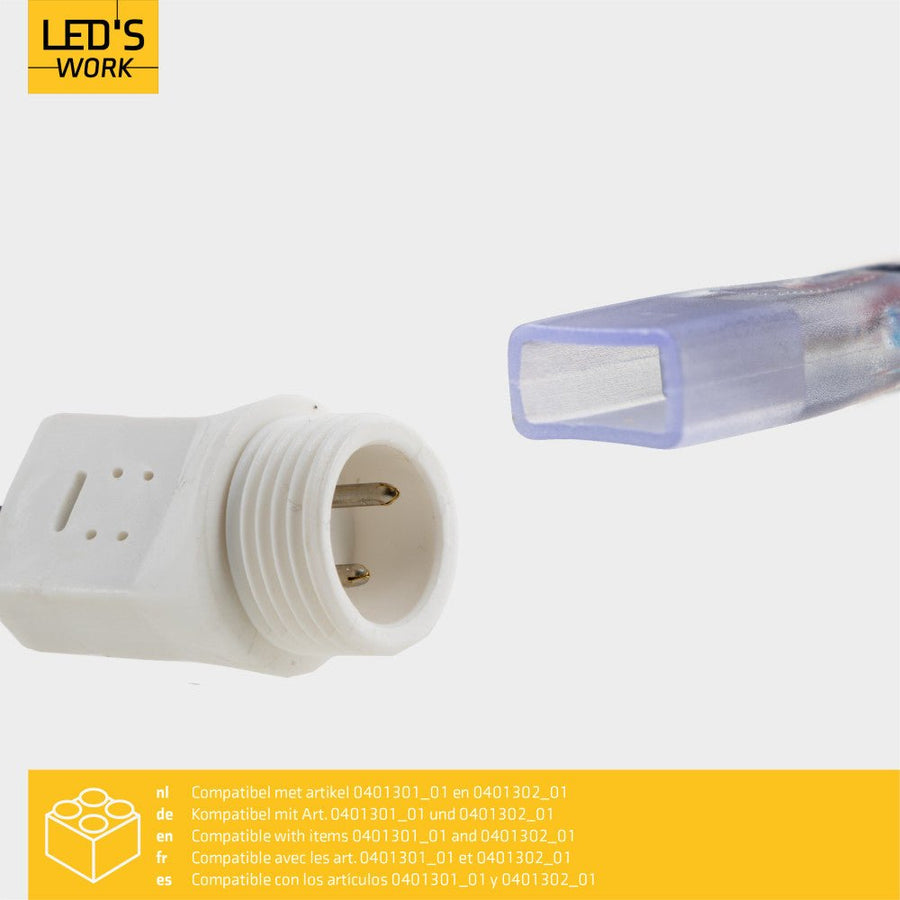 Accessoire - Aansluitkit - 150mm 280mm 20mm - Zwart led.gl