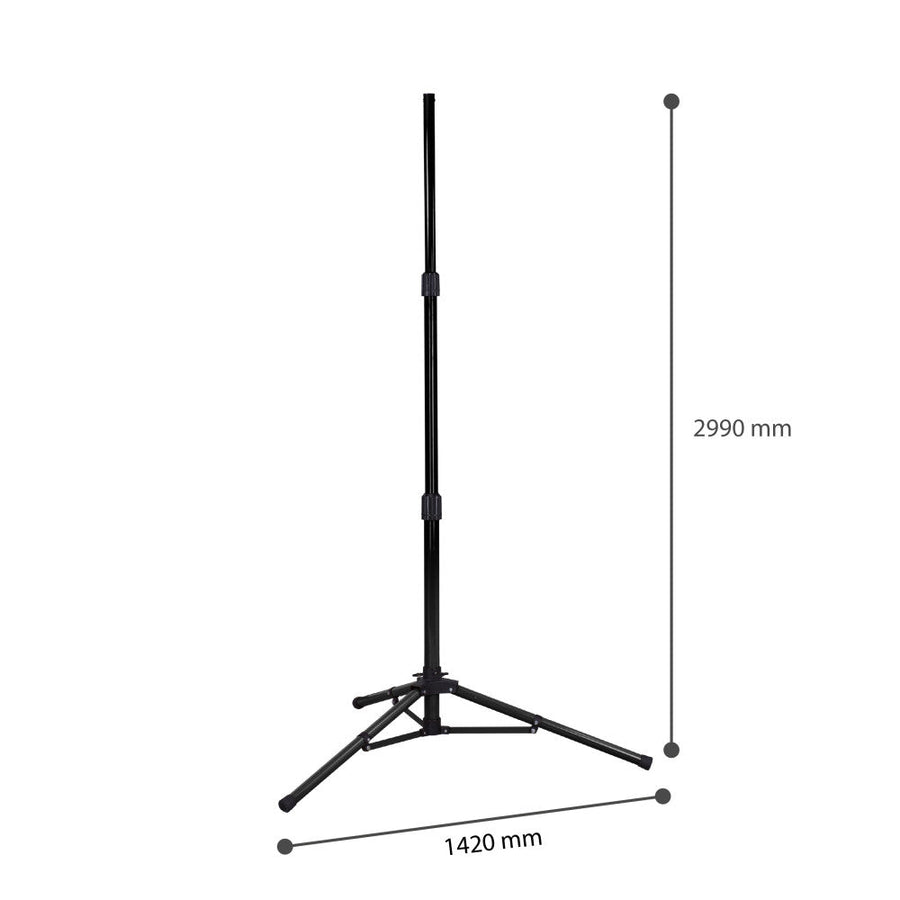 LED's Work Premium Tripod Accessoire - Statief - 1420mm 2990mm - Zwart Statieven led.gl
